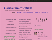 Tablet Screenshot of family-options.com